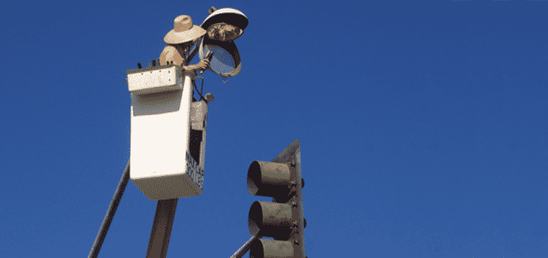 Fixing a traffic light